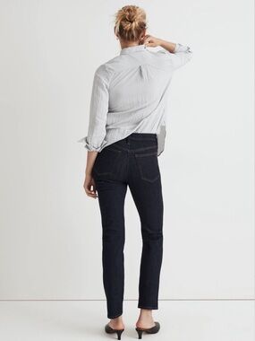 Madewell Mid-Rise Stovepipe Jeans Rinse Wash DM8930 Women’s Size 31